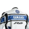 WGP Yamaha R6 50th Anniversary Blue Armoured Leather Motorcycle  Jacket